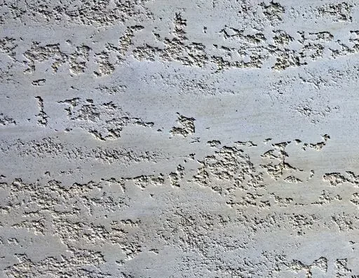 Plaster travertine